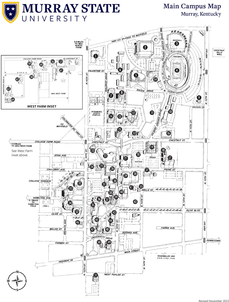 Map of ſ campus